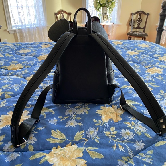 LOUNGEFLY DISNEY MINNIE MOUSE STUDDED BACKPACK - Picture 5 of 15